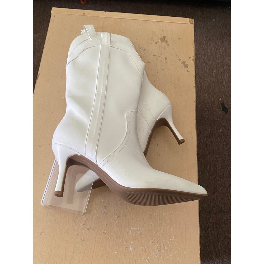 Women Western Boots Bryce by Wild Fable White Size 7 New With Tags - Picture 7 of 10